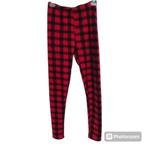 ⭐3/$15 JUST COZY Ladies Buffalo Plaid Leggings